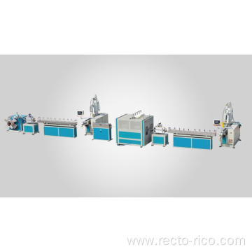 PVC Fiber reinforced hose extrusion line